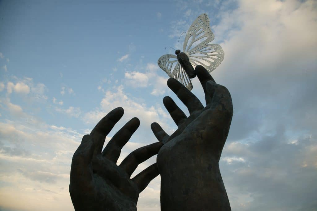 Morgan's Wonderland Taking Flight Sculpture