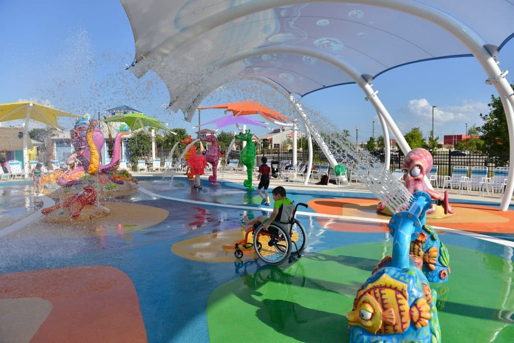 Rainbow Reef splash pad