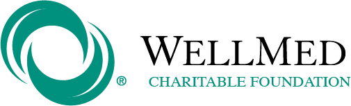 WellMed-Charitable Foundation-Teal-Trans-Horiz Black letters
